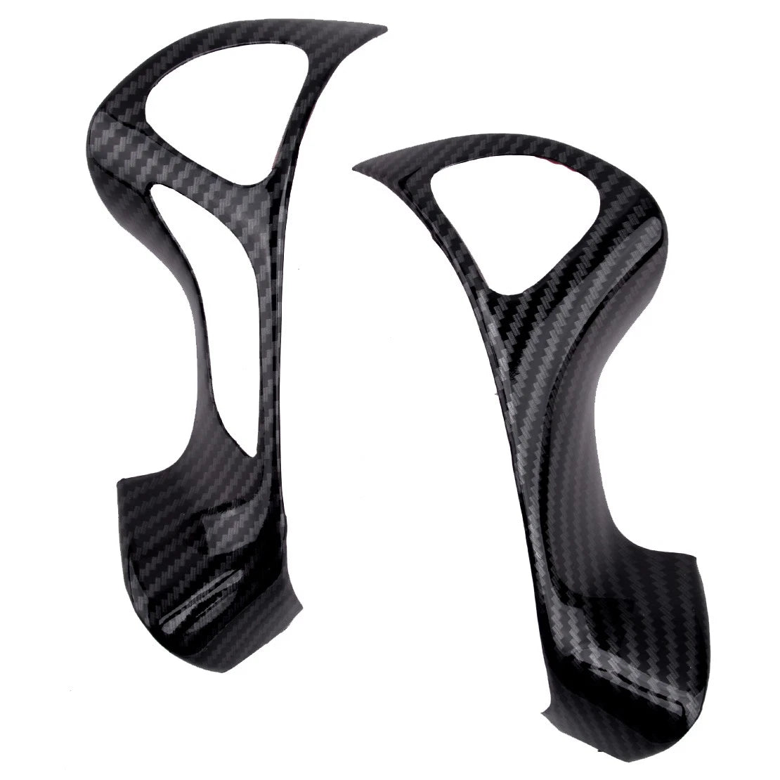 2 x Carbon Fiber Steering Wheel Knob Covers for Nissan Murano (2015-2020)