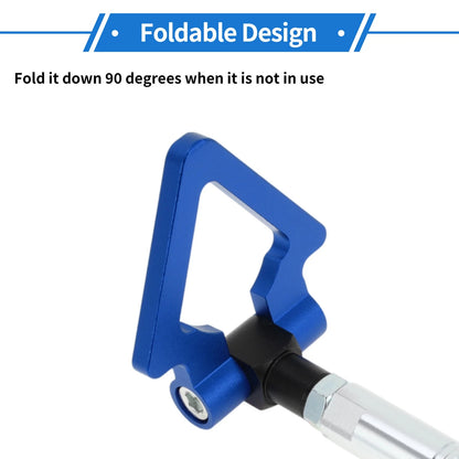 Folding Screw-on Tow Hooks for Toyota Avanza (Blue)