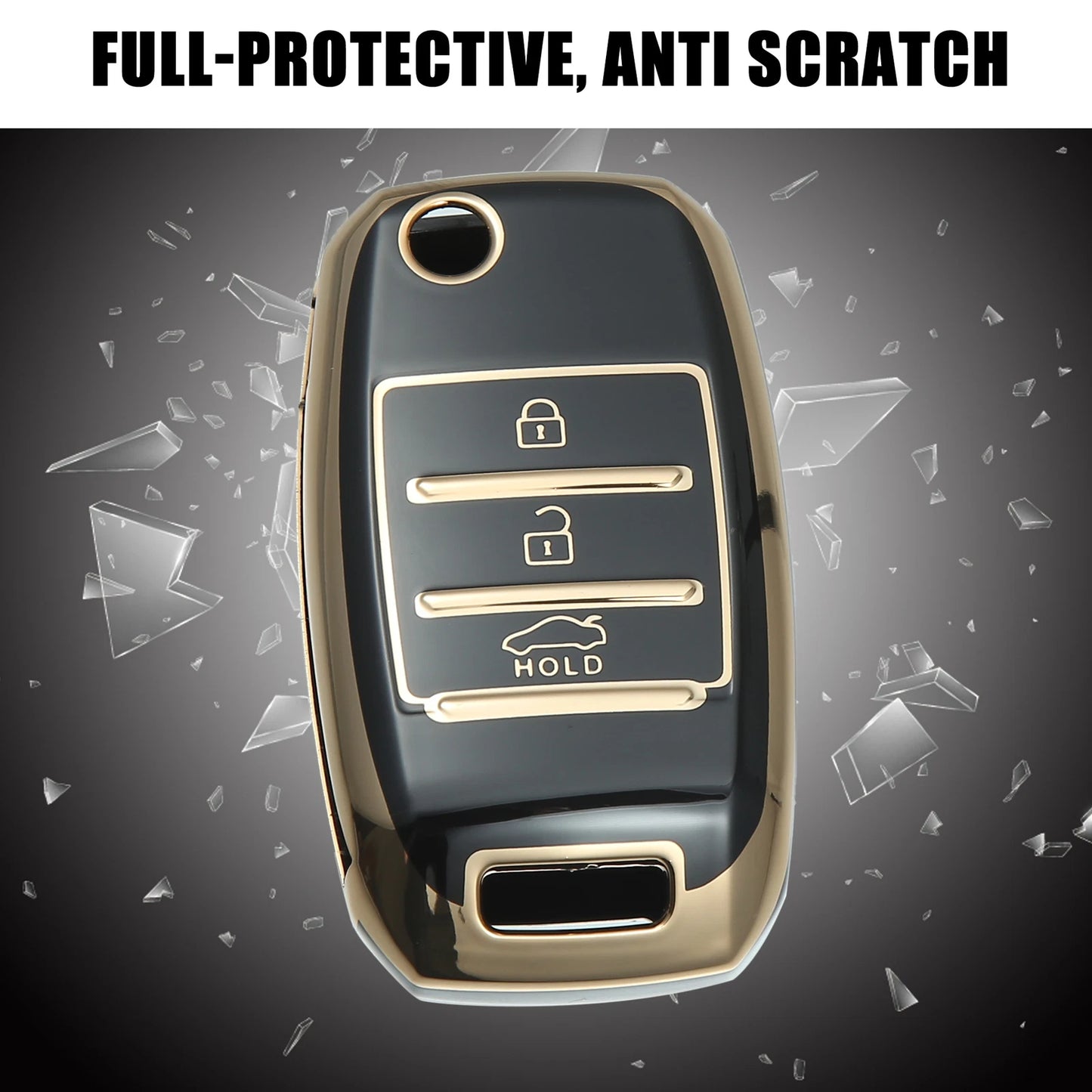 Silicone Key Fob Case Cover for Kia Sorento (2013-2014)