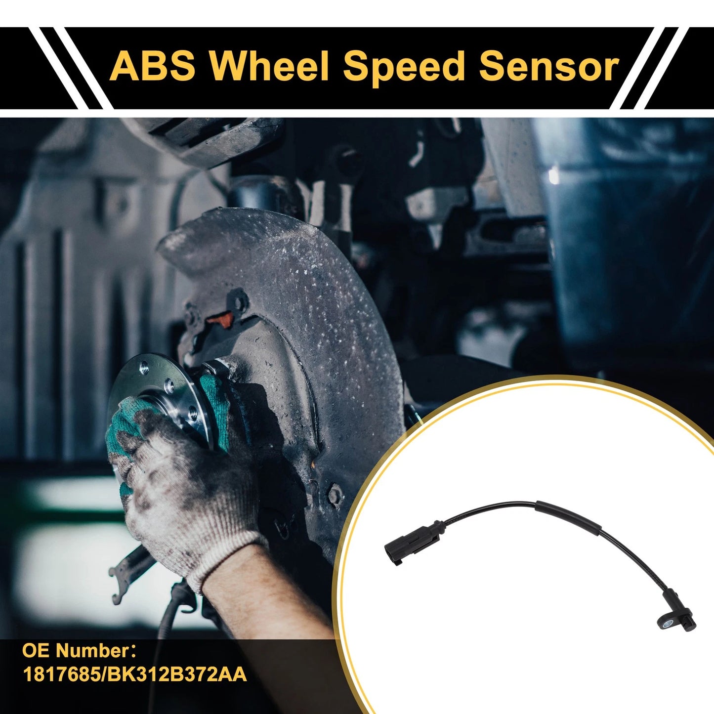 ABS Wheel Speed Sensor for Volvo XC60 (2010-2017) - 1 x Left/Right Front