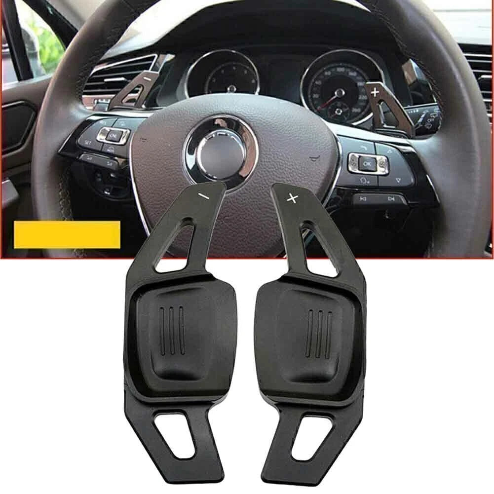 2 x Steering Wheel Paddle Shifter Extensions for VW Tiguan Golf 7 Passat B8