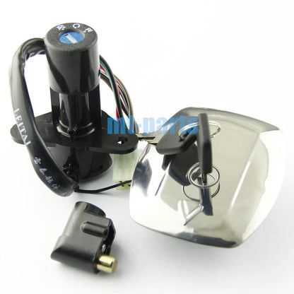 Fuel Gas Cap & Ignition Key Switch Lock Set for Suzuki GS125 (1982-2000)