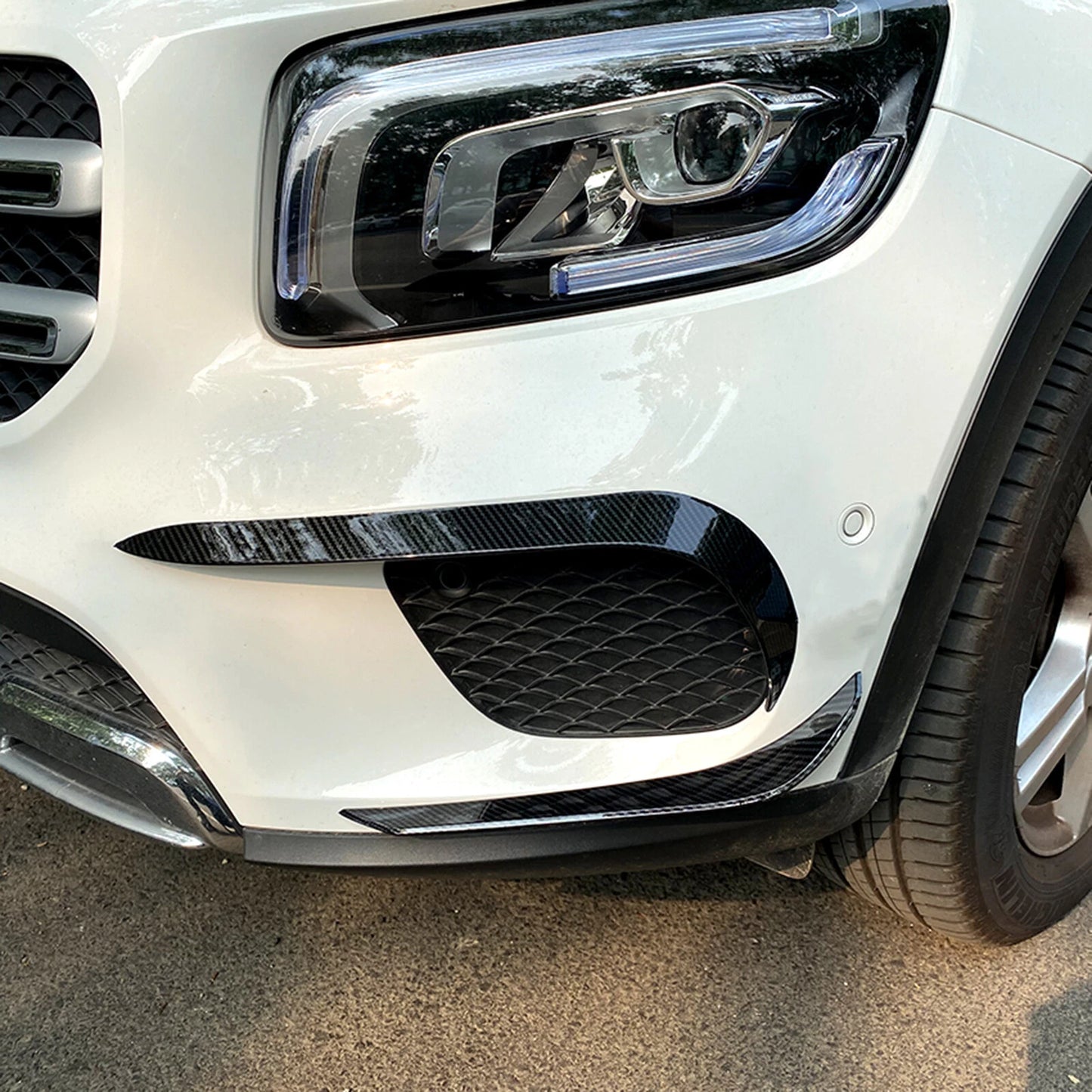 Front Bumper Side Air Vent Trims for Benz GLB X247 GLB200 180 (2020-2021)
