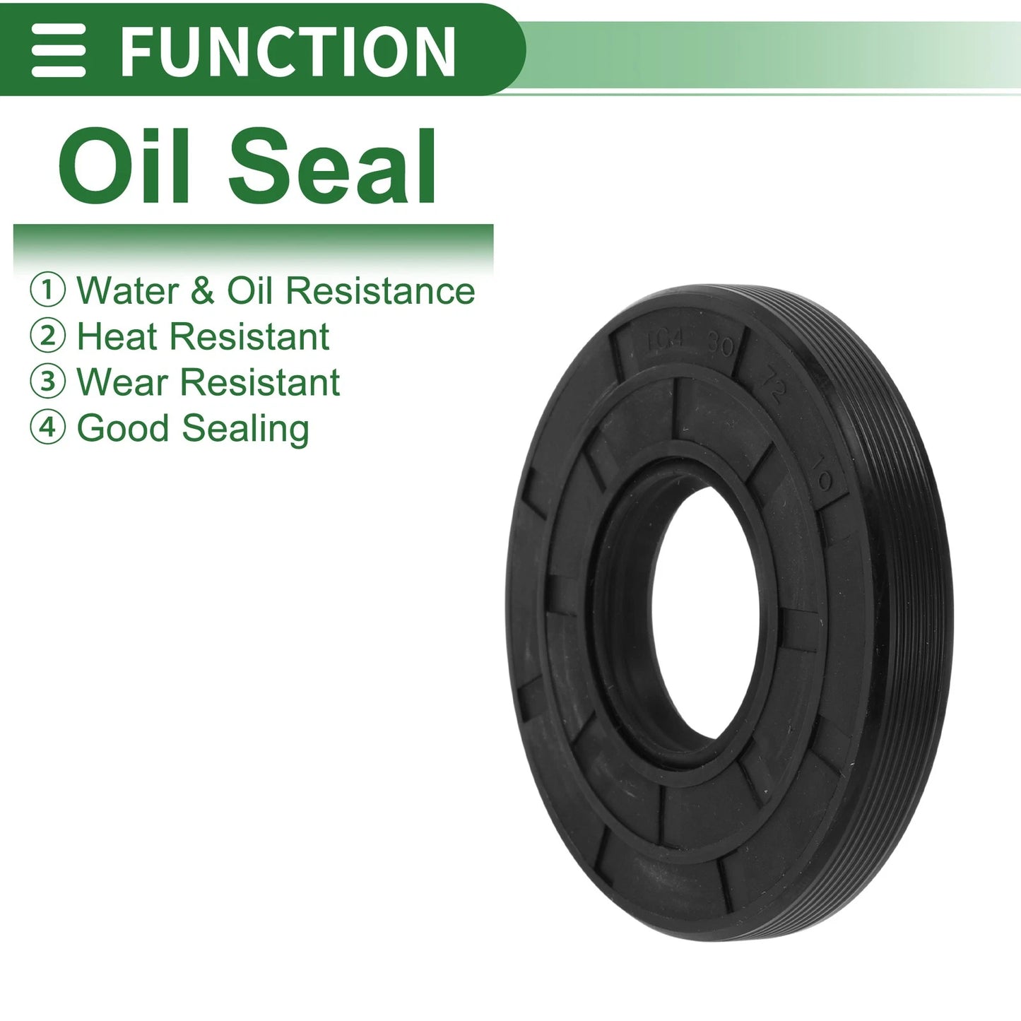 Oil Seal 30x72x10mm NBR Rubber Rotary Shaft Seal