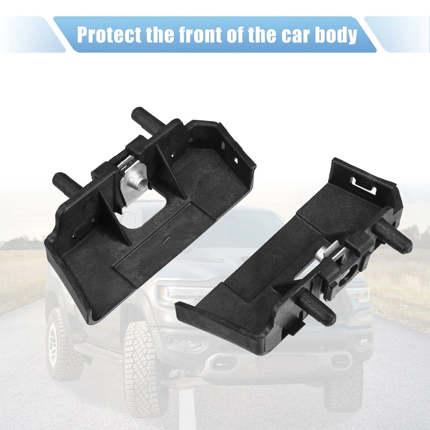 1 Pair Left and Right Front Bumper Bracket for Dodge Ram 1500