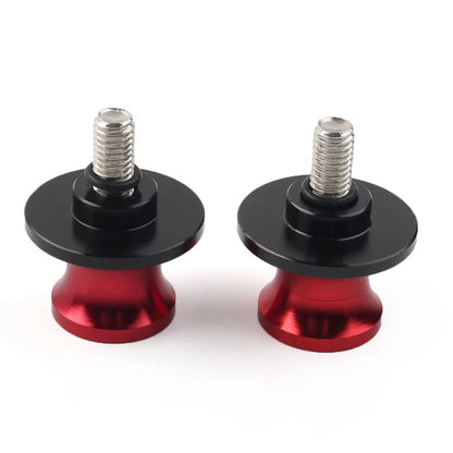 2 x Swingarm Spools Slider Screws for Honda CBR954RR (2002-2003) Red
