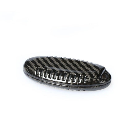 Black Carbon Fiber Key Case for Infiniti Q50 Q60 Q70 (2014-2023)