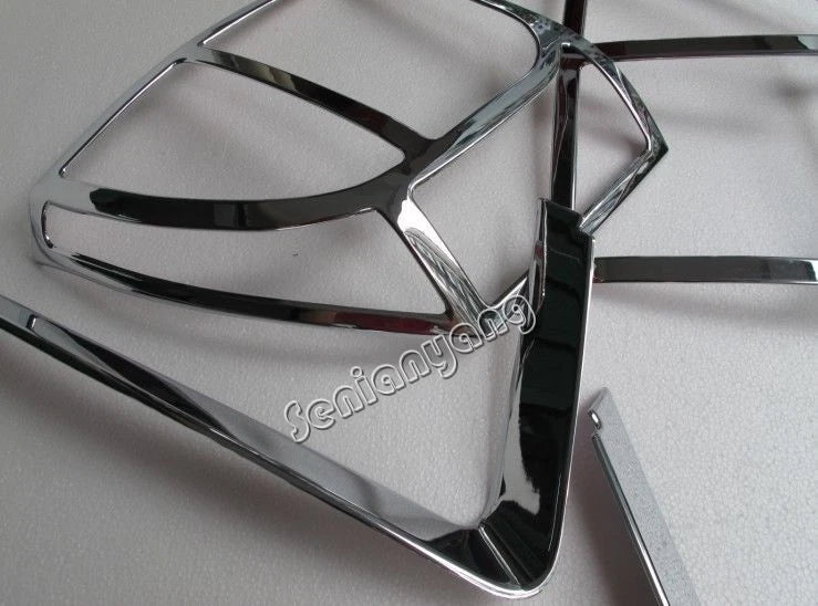 Front & Rear Light Lamp Cover Trim Chrome for JEEP Compass (2011-2016)