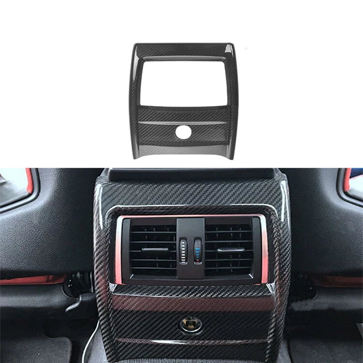Dry Carbon Fiber Rear Air Outlet Vent Cover Trim For BMW 3 Series F30 F32 M3 M4