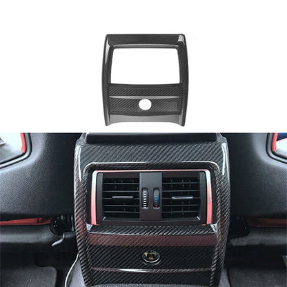 Dry Carbon Fiber Rear Air Outlet Vent Cover Trim For BMW 3 Series F30 F32 M3 M4