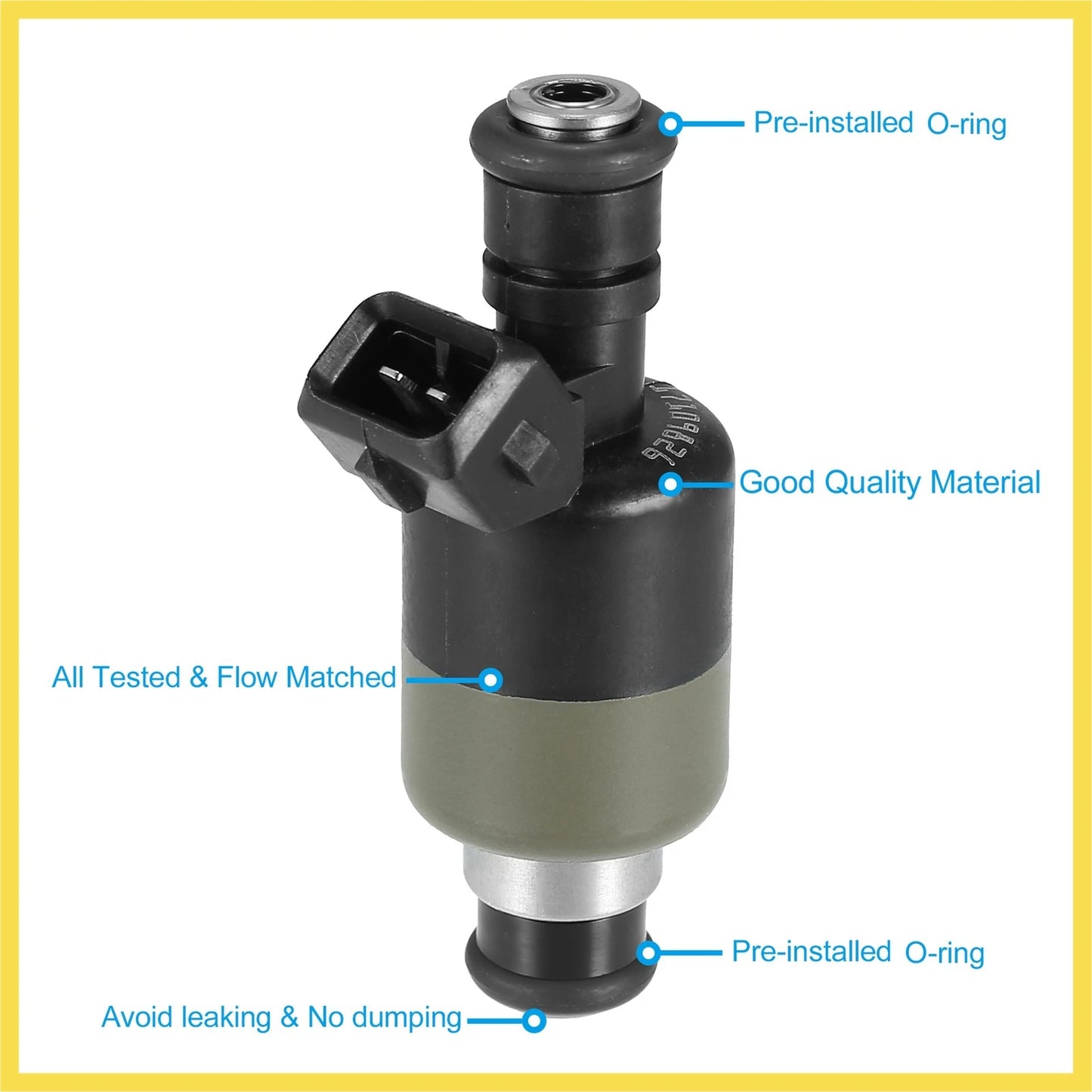 6 pc Fuel Injector for Chevy Camaro 3.4L for Pontiac Firebird (1993-1995)
