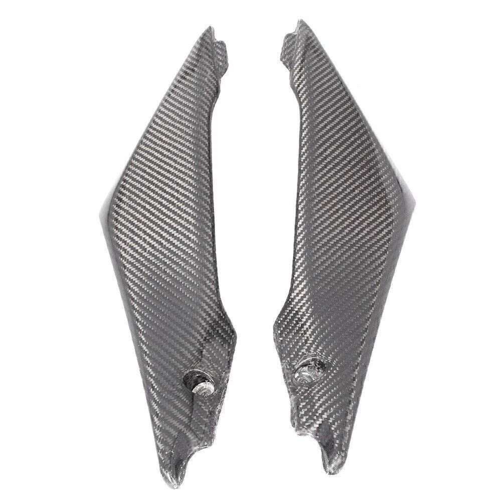 Black Carbon Fiber Tank Side Fairings Trim for Suzuki GSXR1000 (2005-2006)