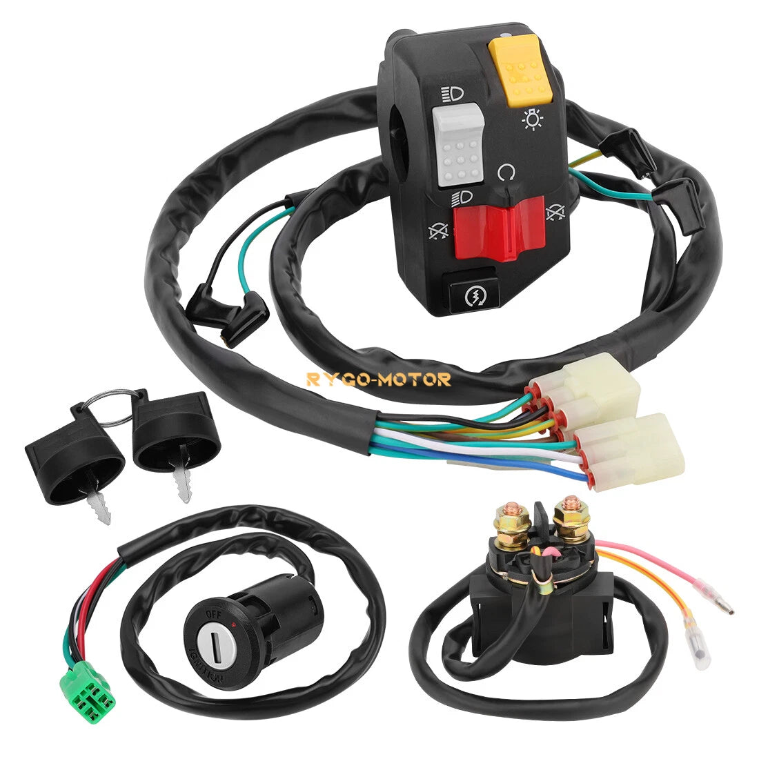 Handlebar Key Starter Relay Switch for Honda TRX400EX (2005–2008)