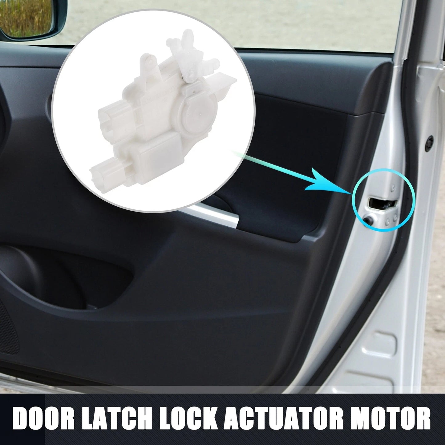 Front Right Door Latch Lock Actuator Motor for Nissan Frontier (2005-2023)