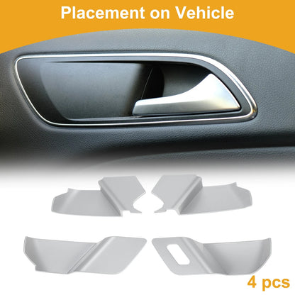 Interior Door Handle Bowl Cover Trim for Mazda CX60 (2022-2024) Silver