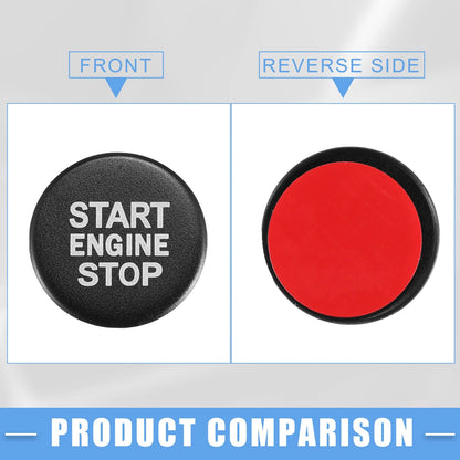 Start Stop Ignition Button Cover Decal for BMW 320i 330i G20 2020-2022 Black