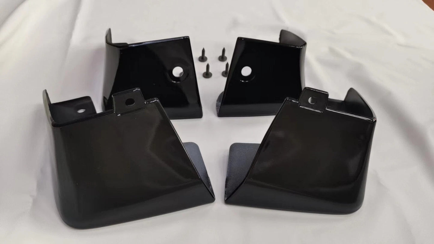 Glossy Black Fender Mud Flaps Splash Guards for Nissan Altima Sedan (2013-2018)