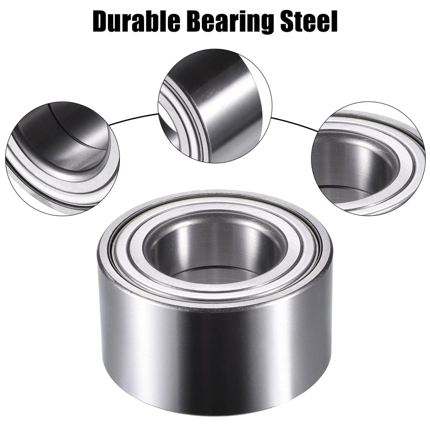 2 x Front Wheel Bearings for Ford Edge (2015-2023) Silver Tone