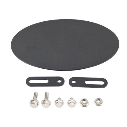 CNC Black Side Number Plate Panel Cover for Motorcycle (Universal)
