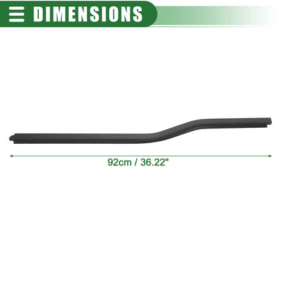 Front Right Window Belt Weatherstrip for Ford F-250 (1999-2016) Black