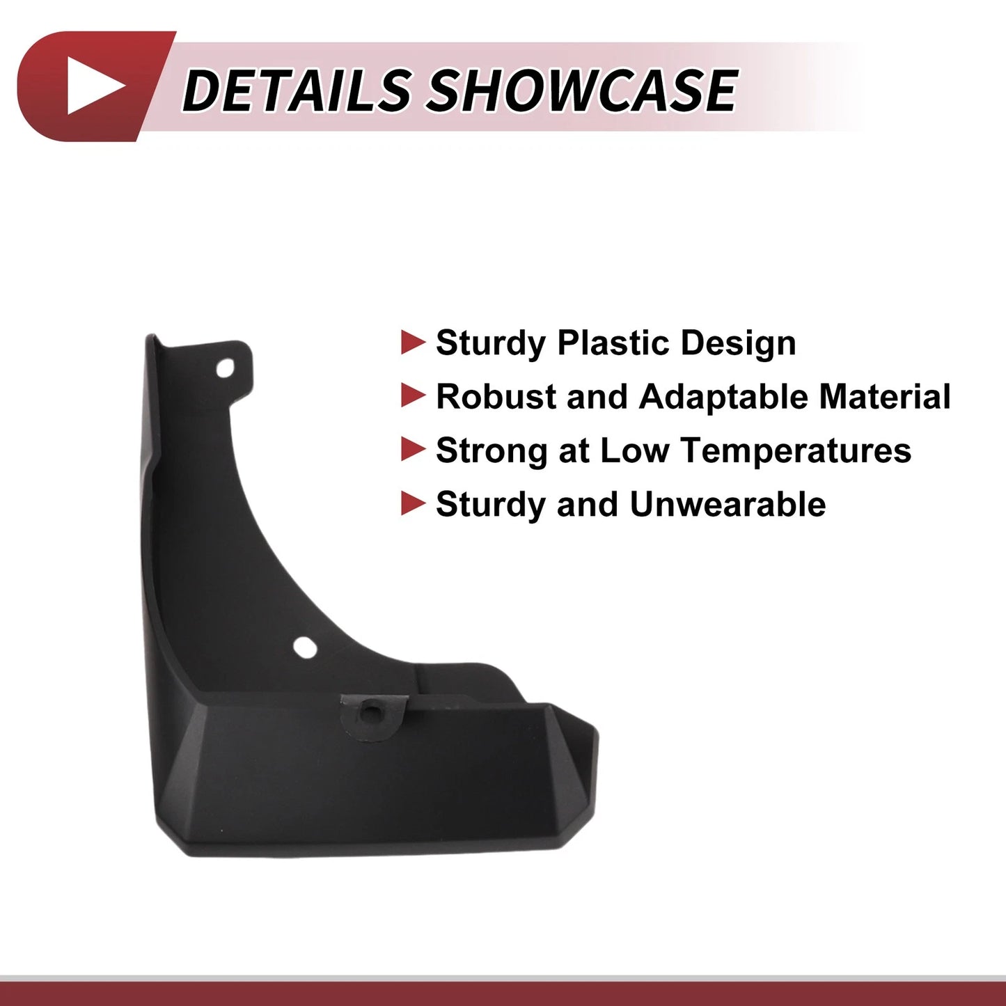 Mud Flaps Splash Guards 1 Set for Toyota Frontlander Sport (2023-2024)