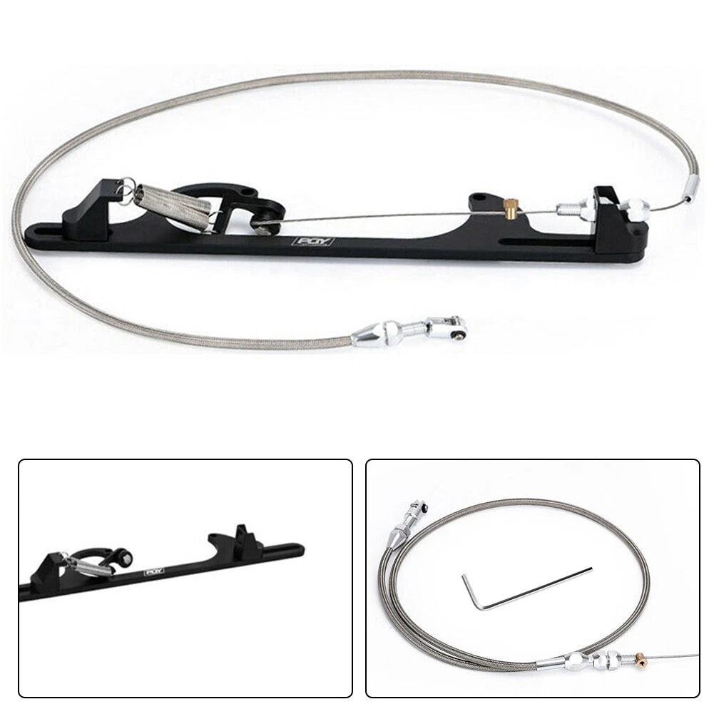 36in Stainless Steel Braided Throttle Cable for LS Engine LS1 (1997–2004)