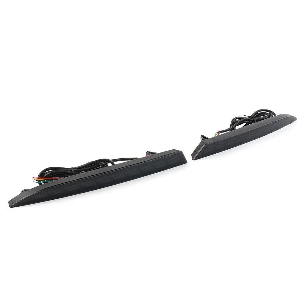 Rear Fog Lamp Brake Light Dynamic Turn Signal Reflector for Honda