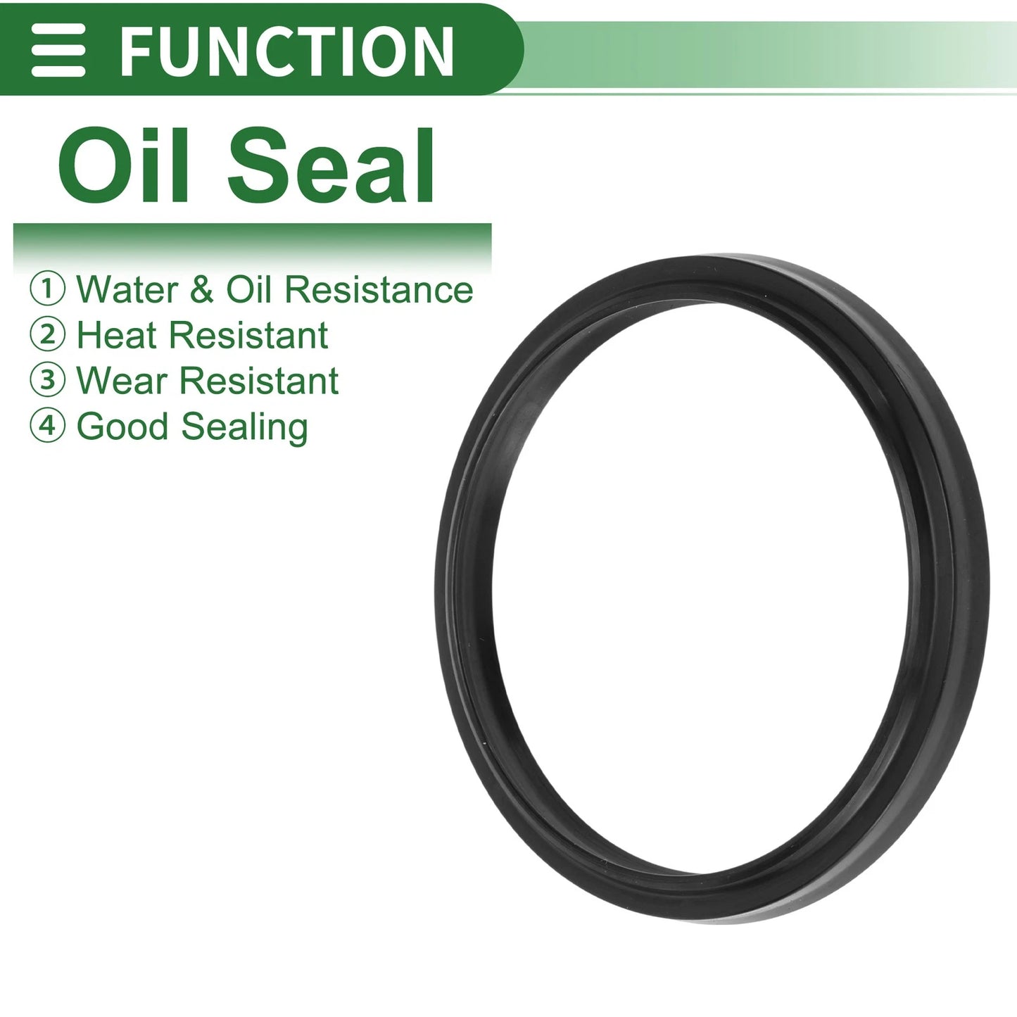 Oil Seal 70x80x6mm Black Seal Ring Rotary Shaft NBR Rubber 5 Pcs