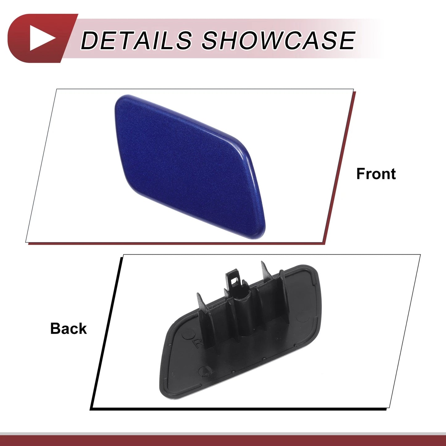 Front Right Washer Nozzle Cover for Subaru Forester (2018-2021) Blue