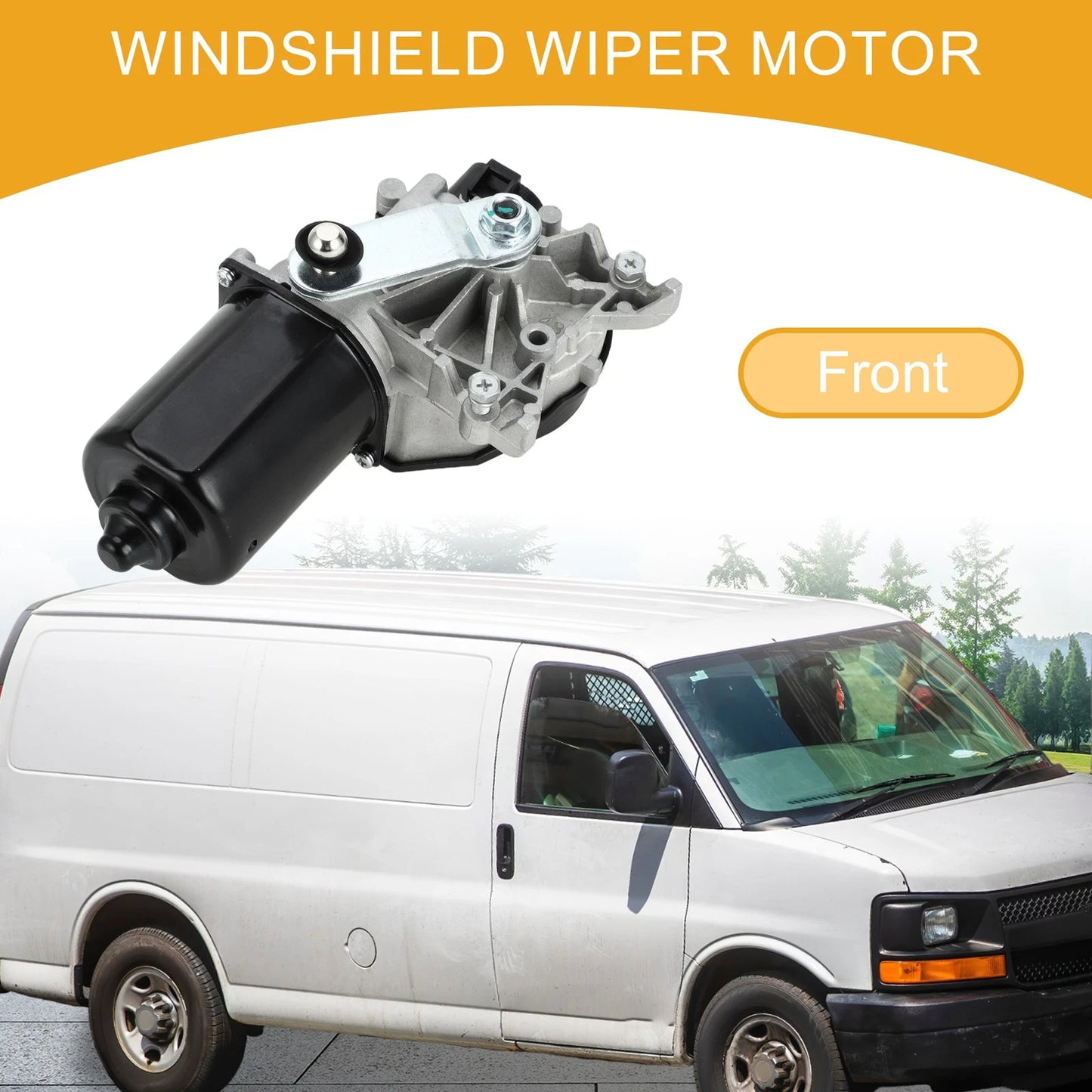 Front Windshield Wiper Motor for Chevrolet Express 1500 2500 (1996-2002)