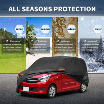 Waterproof Aluminum Film Cotton Car Cover for Mitsubishi eK