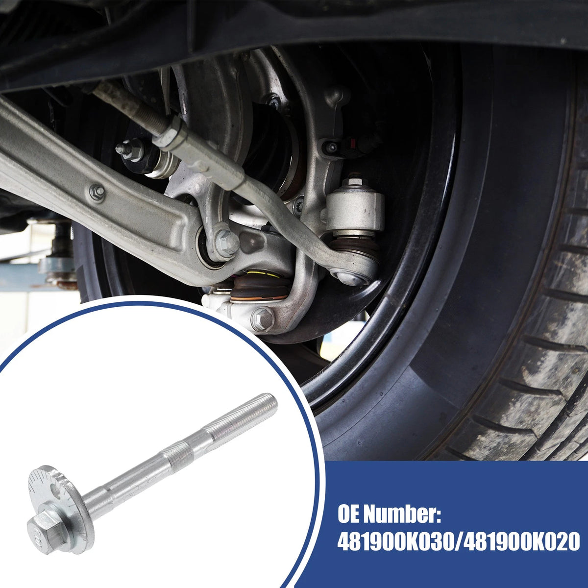 Camber Adjusting Eccentric Bolt for Toyota (No. 481900K030, 481900K020)