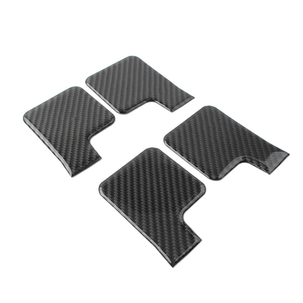 Black Interior Door Handle Bowl Cover Trim for Jeep Wrangler JK (2011-2017)