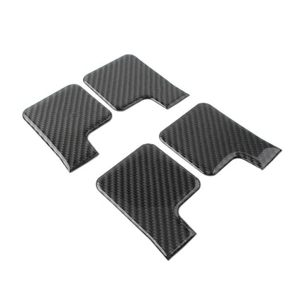 Black Interior Door Handle Bowl Cover Trim for Jeep Wrangler JK (2011-2017)