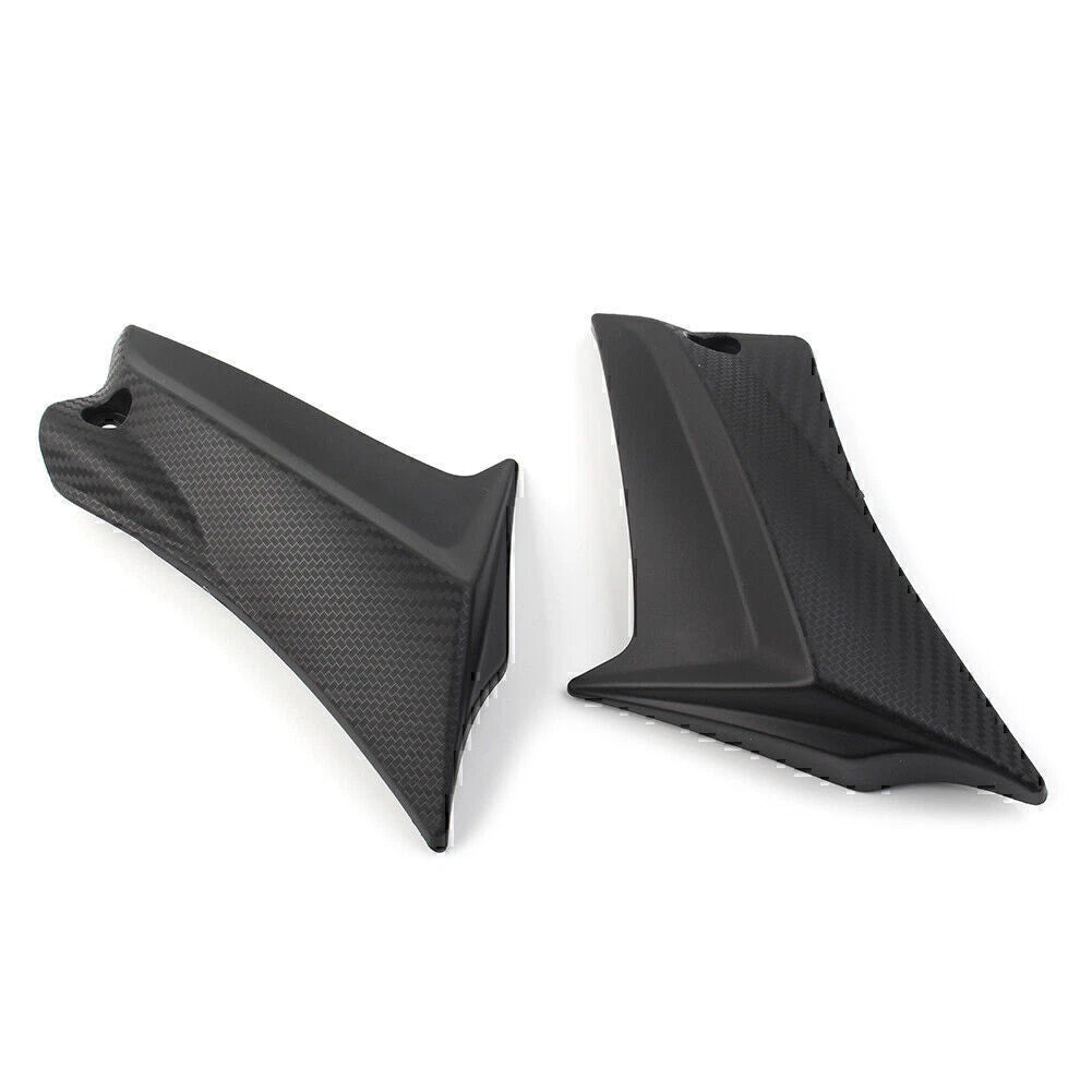 Black Air Duct Tube Covers for KAWASAKI Ninja ZX6R ZX636D/C (2005-2006)