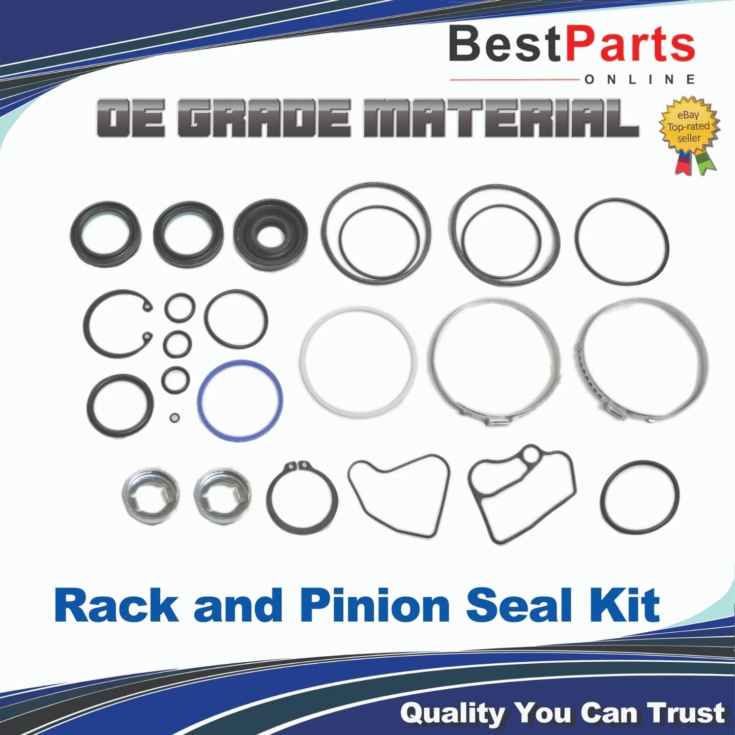 Seal Kit Power Steering Rack & Pinion Repair for Honda Civic (1992–1995)