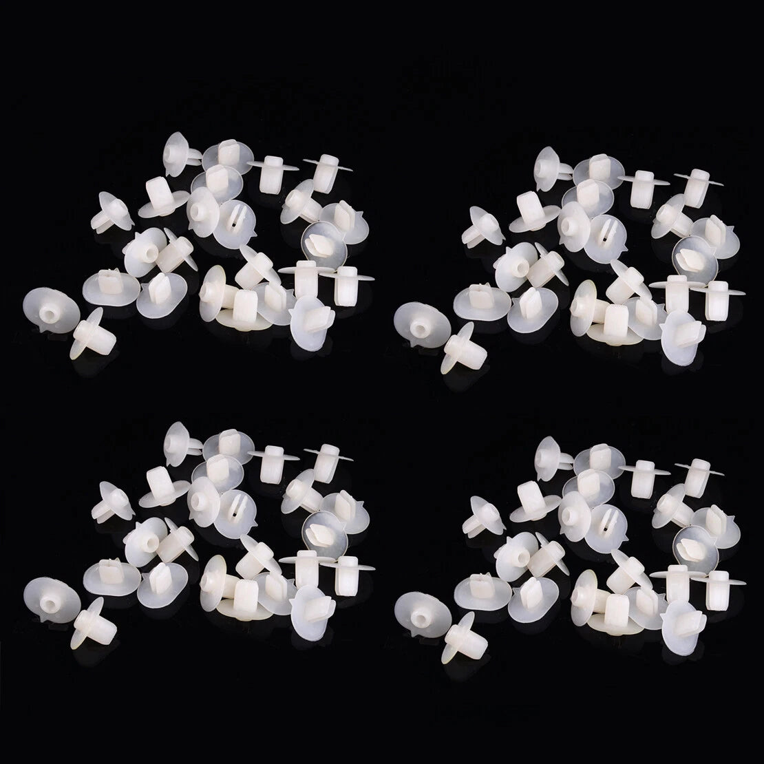 100 Pcs Bumper Grommet Nut Clips for Honda Civic Accord CR-V Prelude