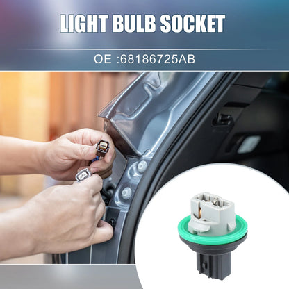 Rear Brake Taillamp Light Bulb Sockets for Dodge Dart (2013-2016)