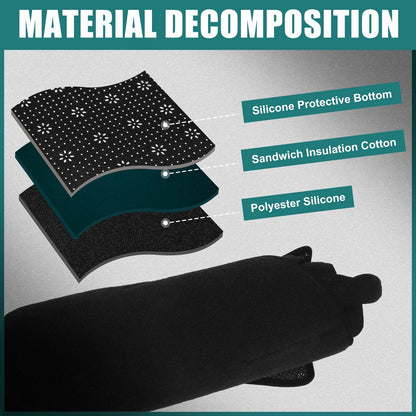 Black Dashboard Cover Mat for Honda Civic (2020-2023)