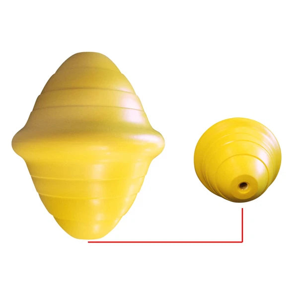 Foam Filled Anchor Mooring Buoy / Float Large Yellow Marine Buoy