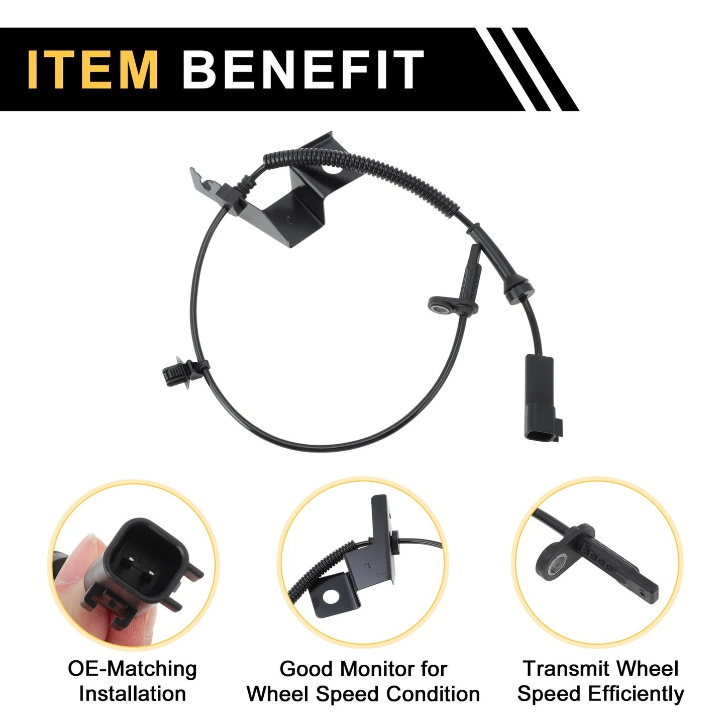 ABS Wheel Speed Sensor for Ford Edge (2015-2018) Front Left