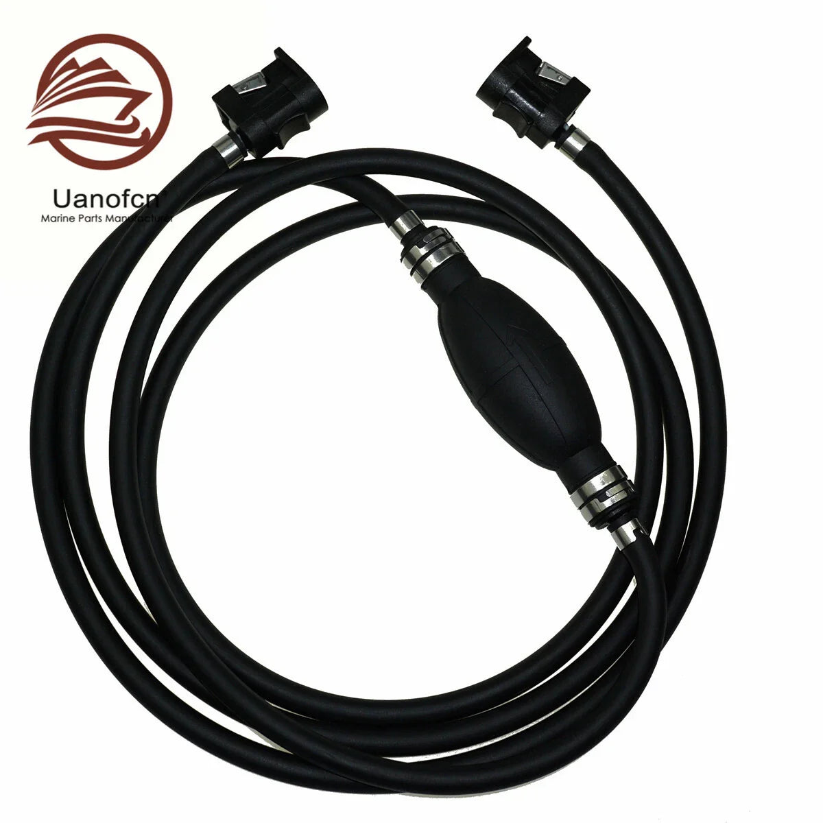 6MM Fuel Primer Pump with Line & Connector for Yamaha Outboard