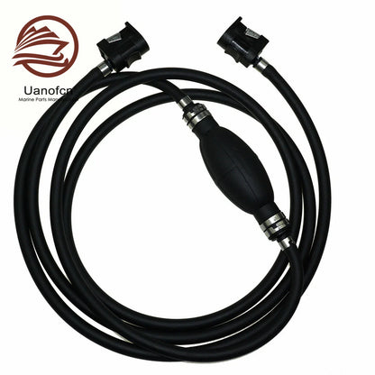 6MM Fuel Primer Pump with Line & Connector for Yamaha Outboard