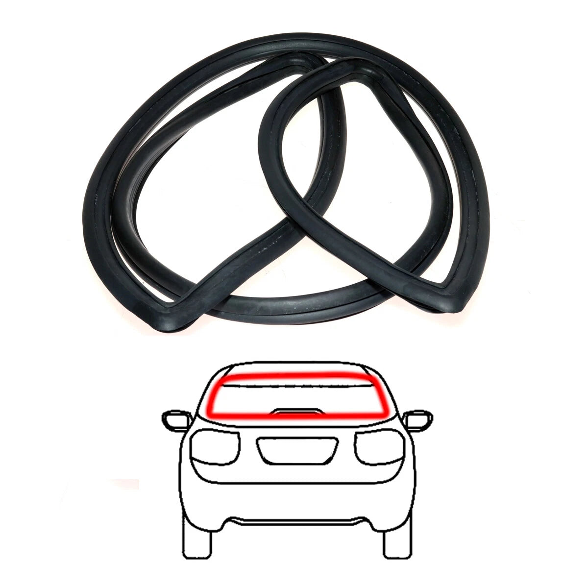 Rear Windshield Weatherstrip for Toyota Corona Mark II 1968-1972