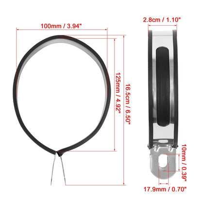 Exhaust Band Joint Clamp Sleeve 3.94inch 100mm for Motorcycle