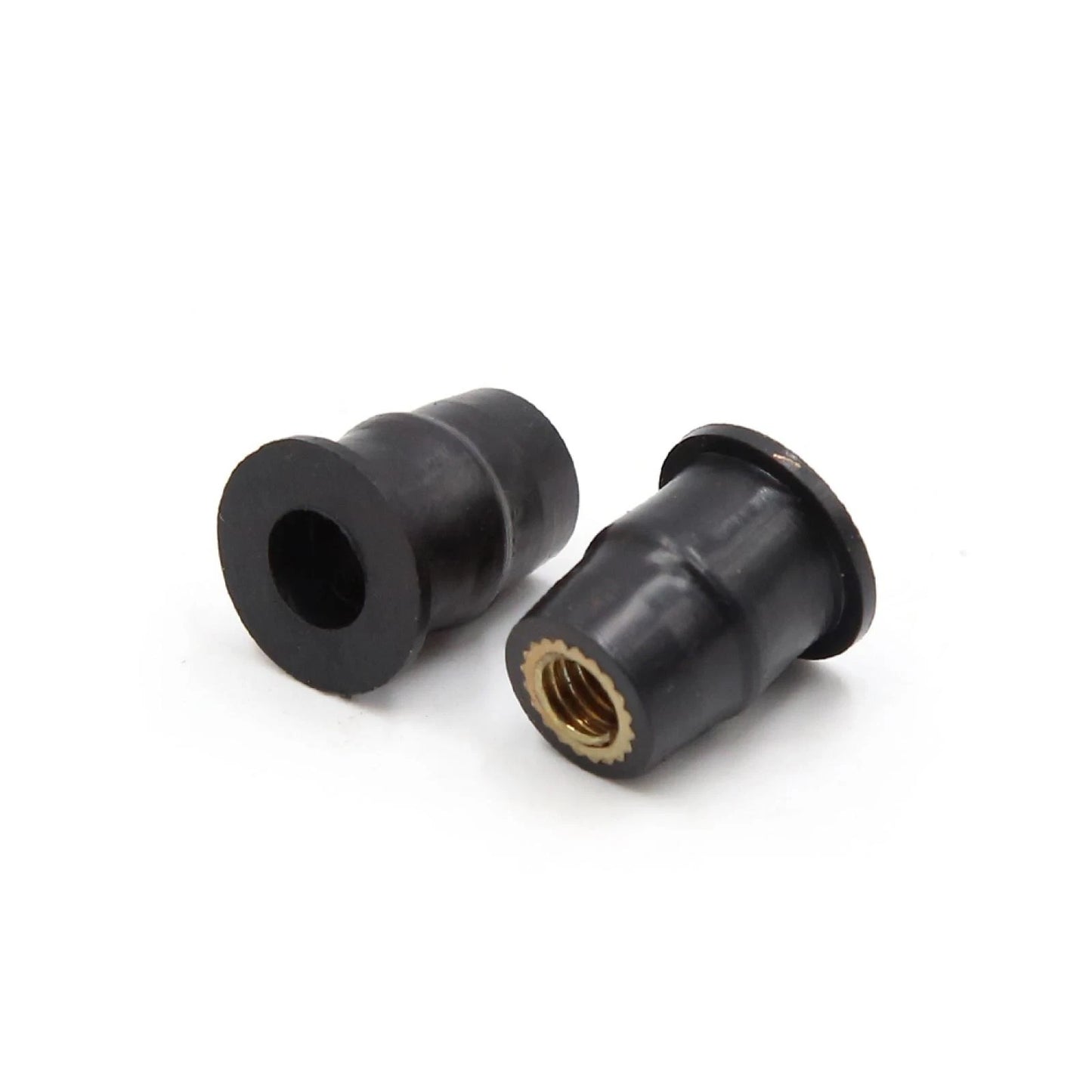 Well Nuts / 30Pcs / Black Rubber Windscreen Windshield Screen for Motorcycle