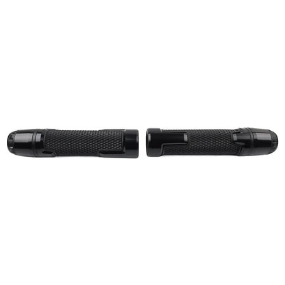 22MM 7/8" Black Motorcycle Handlebar Grips & Bar Ends for Harley, Honda