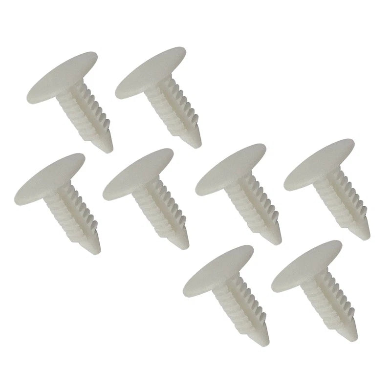 Set of 8 Front Bumper Plugs License Plate Hole Covers