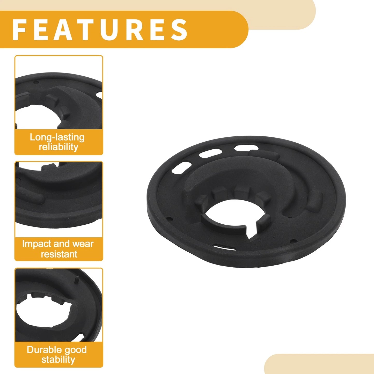 Coil Spring Insulators for Toyota Venza 2009-2016 Rubber 1 x Piece