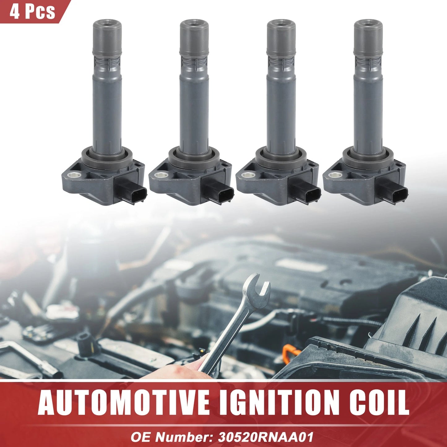4pcs Ignition Coils for Honda Civic FA1 1.8L (2006-2011)